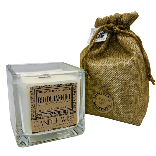 Rio de Janeiro Mini Travel Size Scented Candle | Tropical and Vibrant