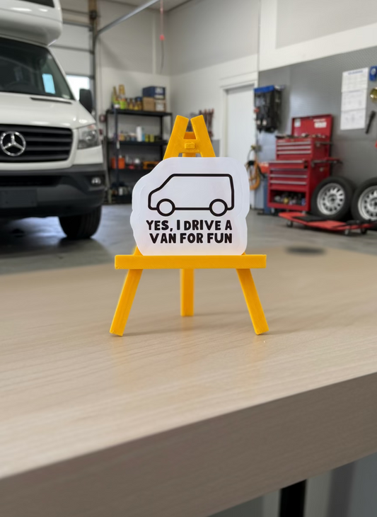 I Drive a Van for Fun Sticker | Not Made For This