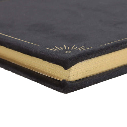 Gothic Gifts Journal with Book of Shadows Print and Black Obsidian Crystal Pen