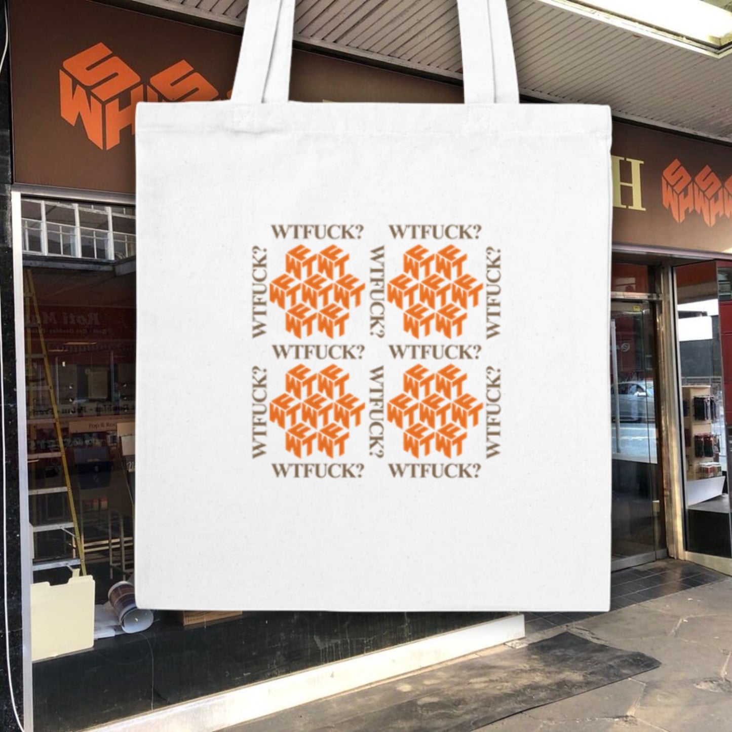 WTFUCK? Classic Tote Bag White