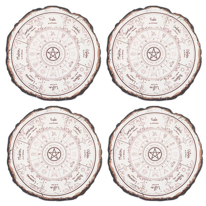 Gothic Gifts Wheel of the Year Coaster Set