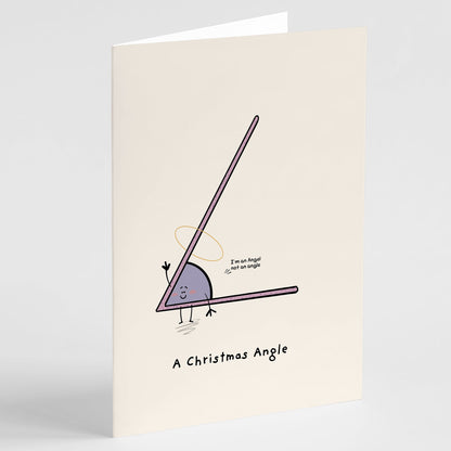 A Christmas Angle – Funny Greeting Card