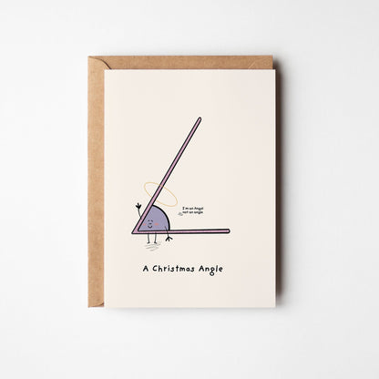 A Christmas Angle – Funny Greeting Card
