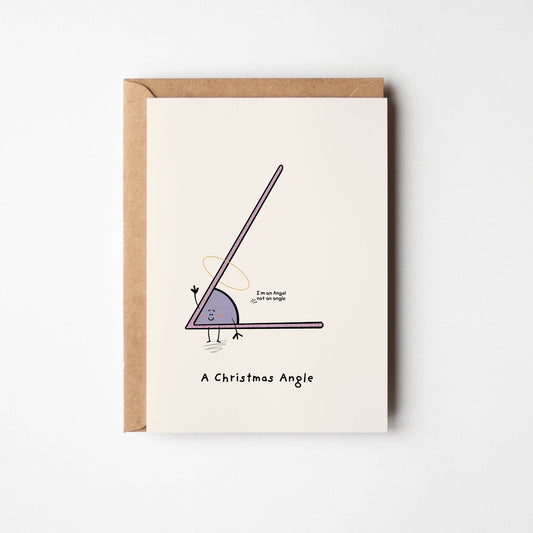 A Christmas Angle – Funny Greeting Card