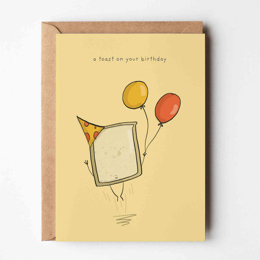 A Toast On Your Birthday Greeting Card