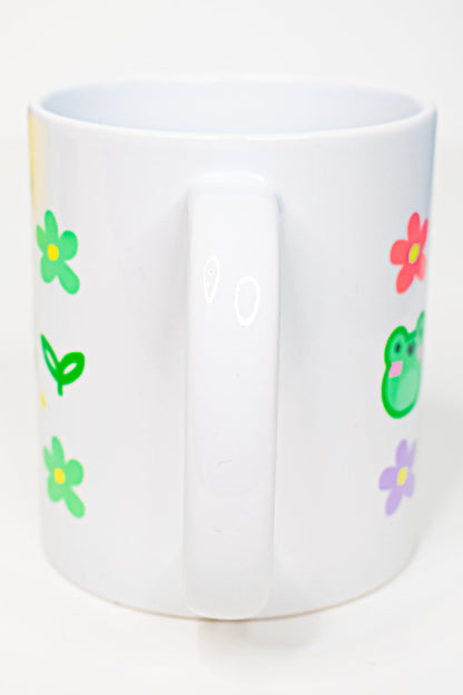 Albert and Flowers Adorable Mug