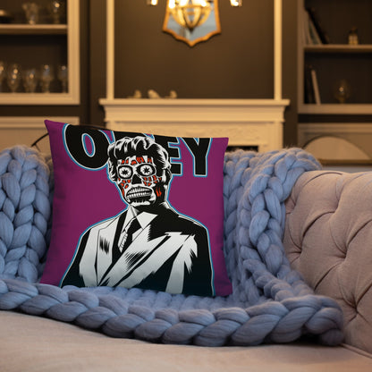 They Live OBEY Throw Pillow