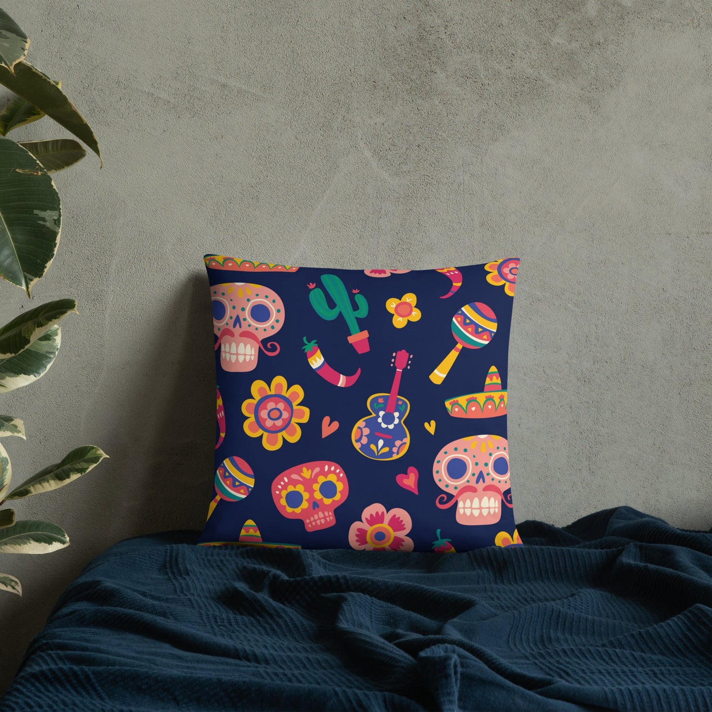 Day of the Dead Throw Pillow