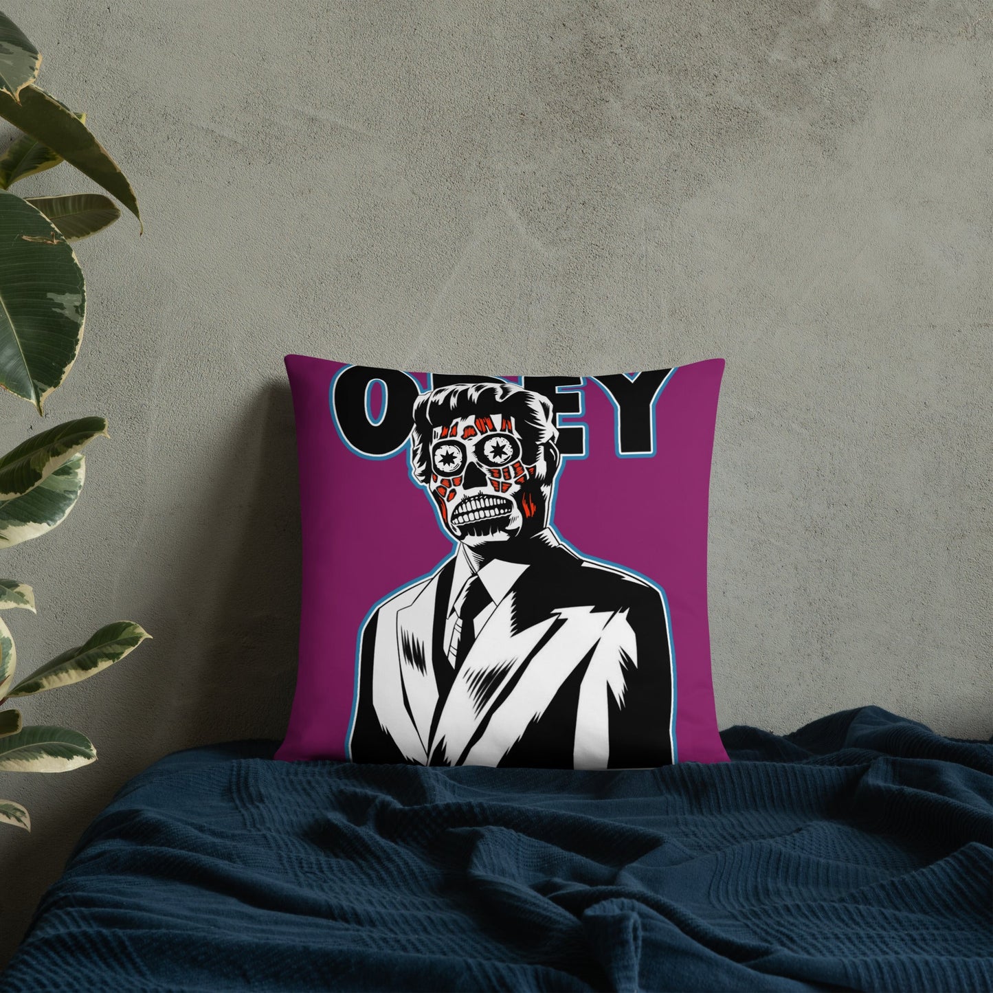 They Live OBEY Throw Pillow
