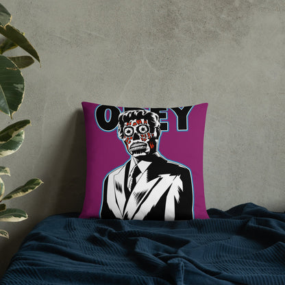 They Live OBEY Throw Pillow