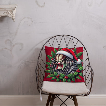 Predator Christmas Throw Pillow