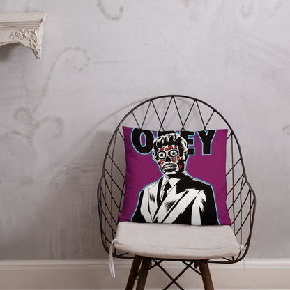 They Live OBEY Throw Pillow