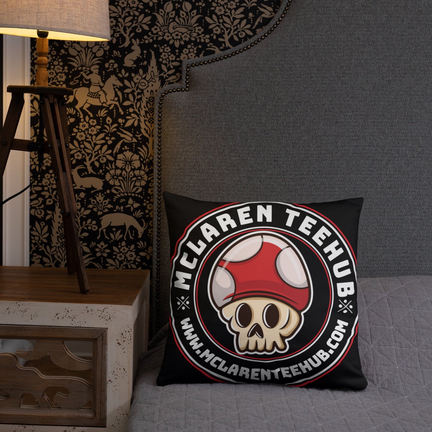 McLarenTeeHub Throw Pillow