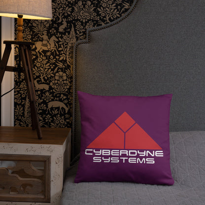 The Terminator Cyberdyne Systems Throw Pillow