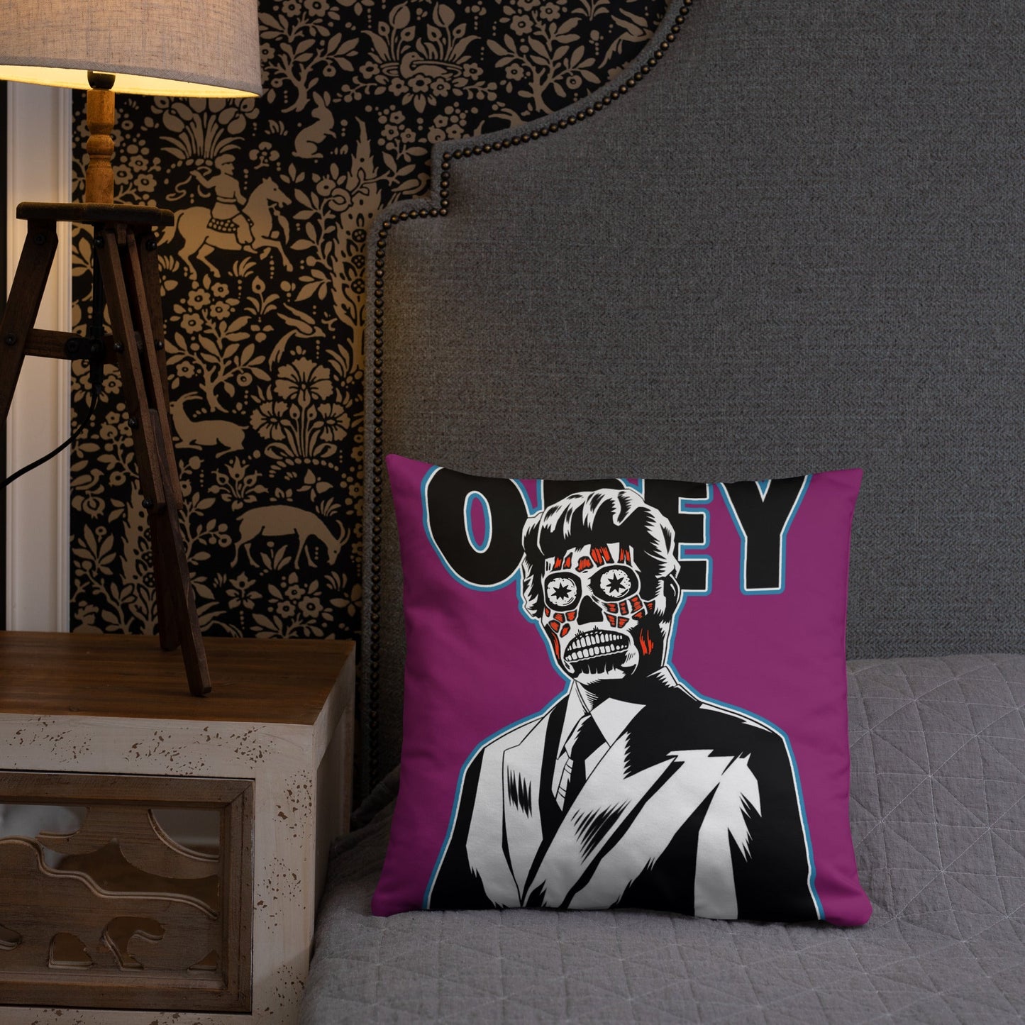 They Live OBEY Throw Pillow