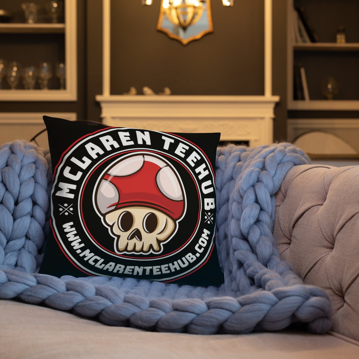 McLarenTeeHub Throw Pillow