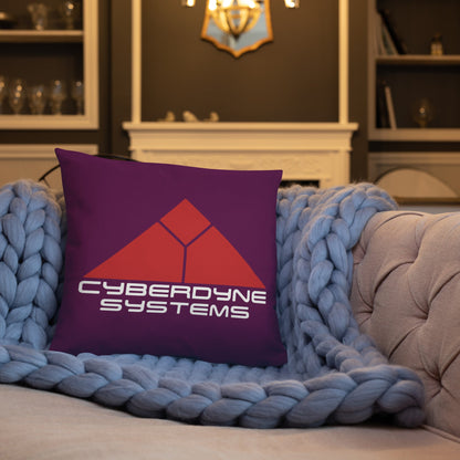 The Terminator Cyberdyne Systems Throw Pillow