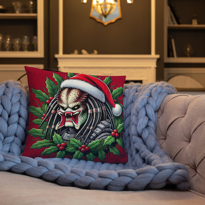 Predator Christmas Throw Pillow