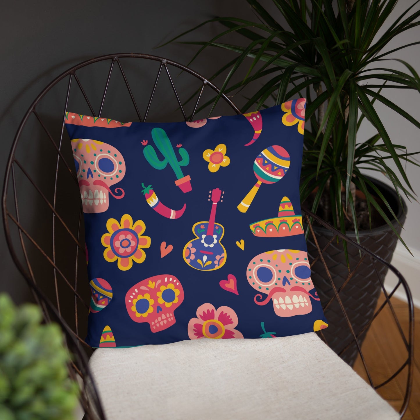 Day of the Dead Throw Pillow