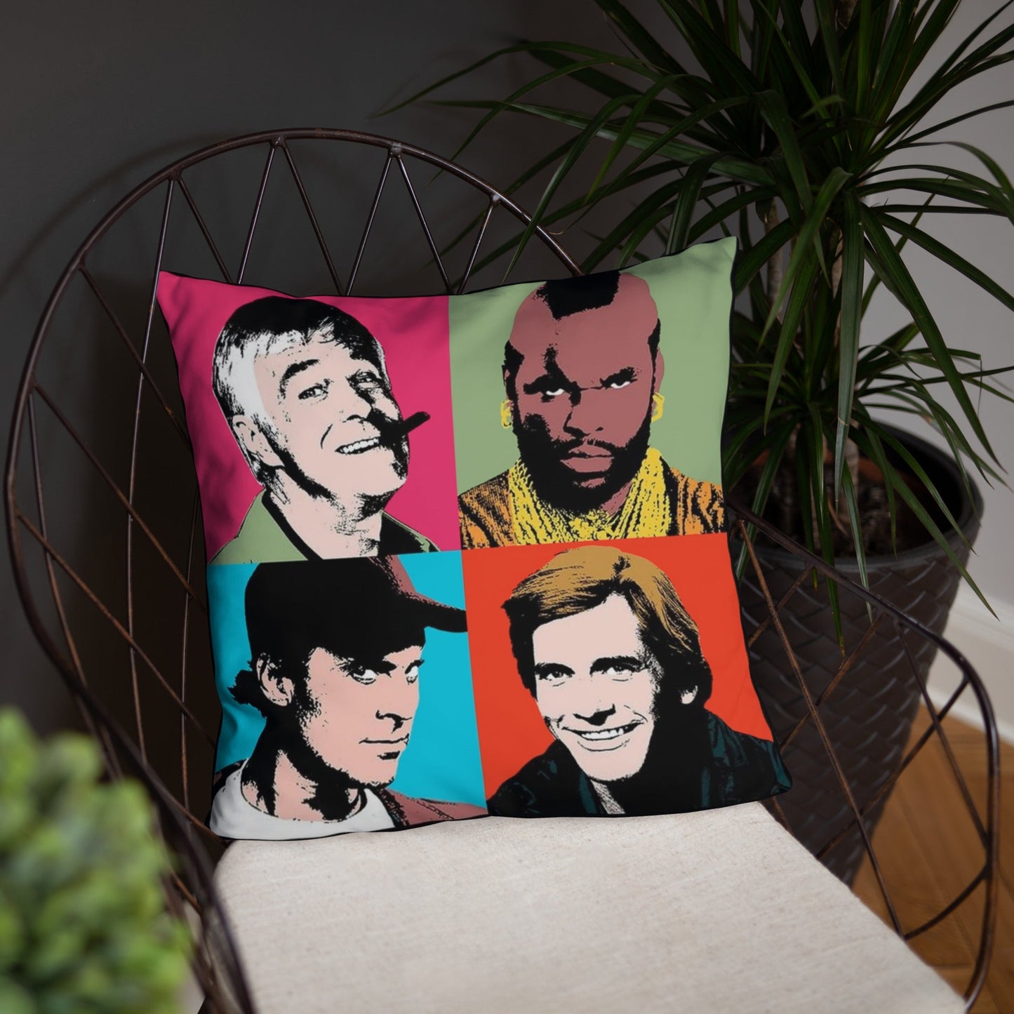 A-Team Throw Pillow