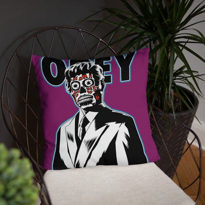 They Live OBEY Throw Pillow