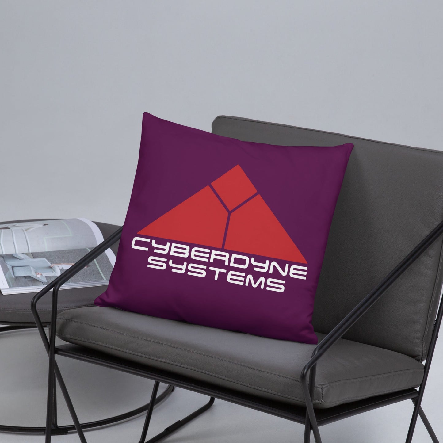 The Terminator Cyberdyne Systems Throw Pillow