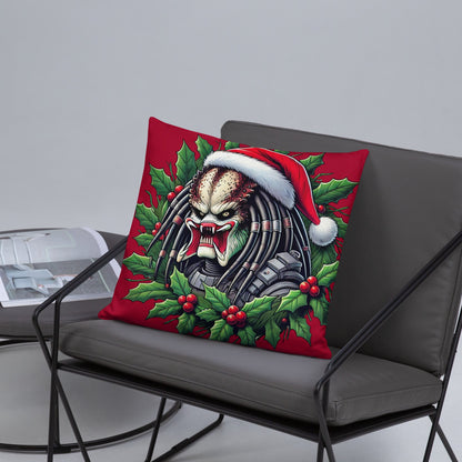 Predator Christmas Throw Pillow