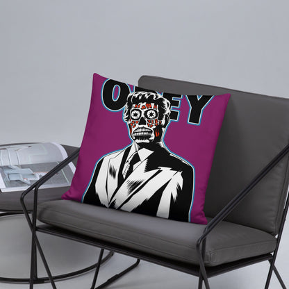 They Live OBEY Throw Pillow