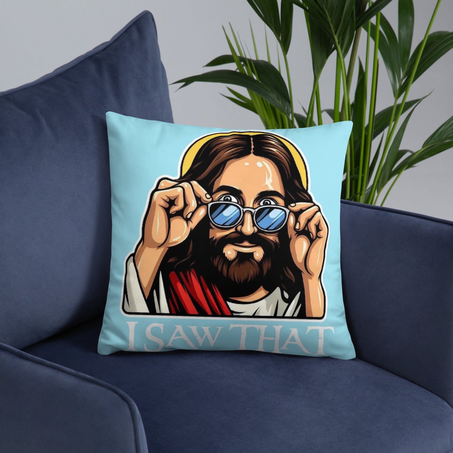 Jesus Throw Pillow