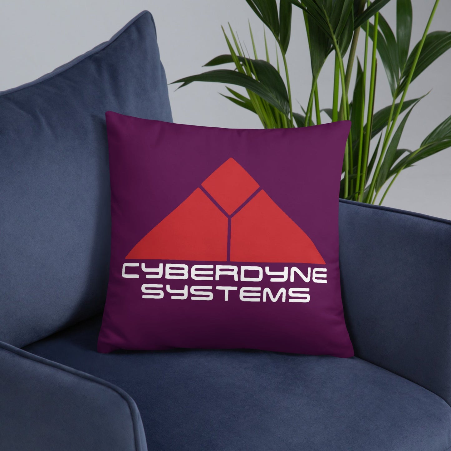 The Terminator Cyberdyne Systems Throw Pillow