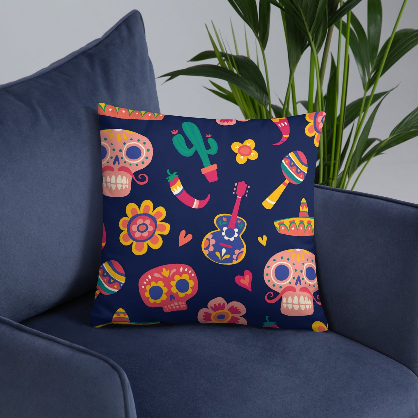 Day of the Dead Throw Pillow