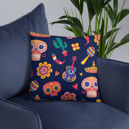 Day of the Dead Throw Pillow