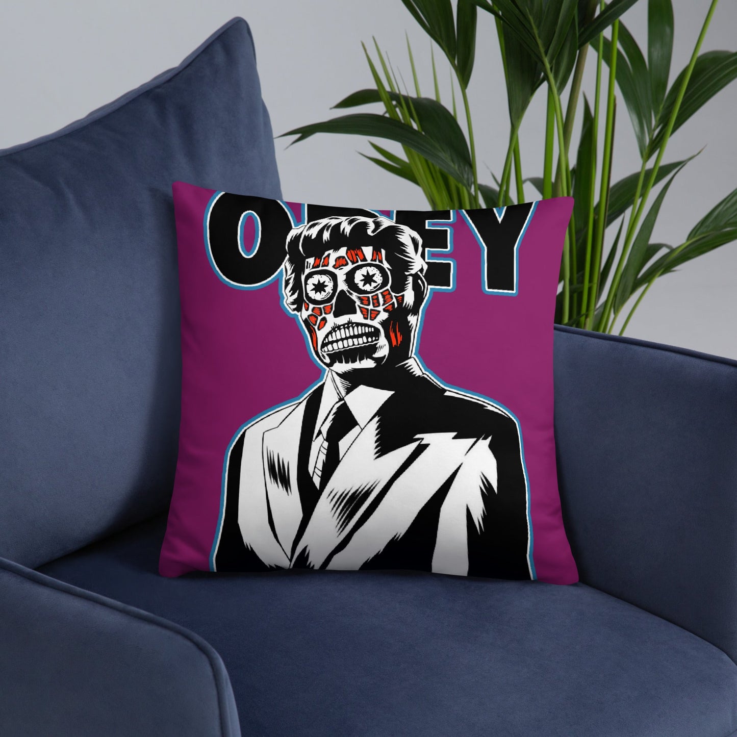 They Live OBEY Throw Pillow