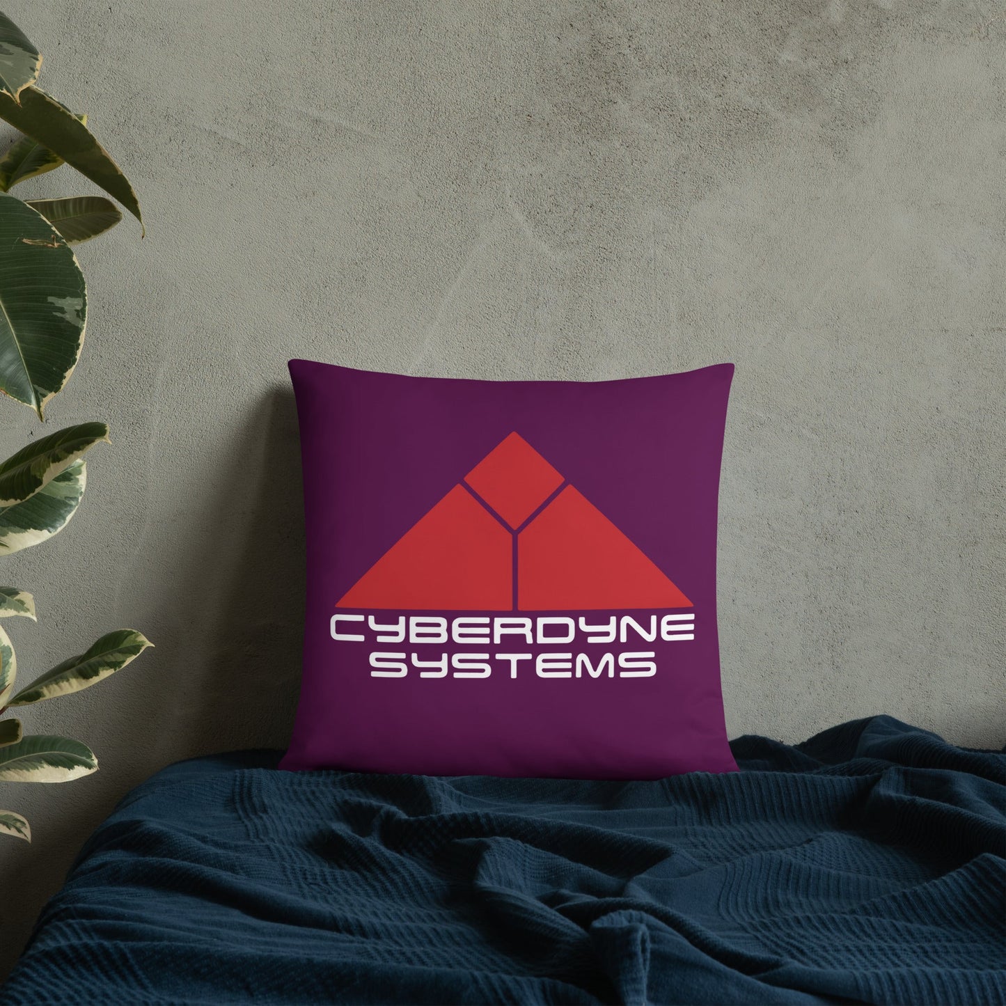 The Terminator Cyberdyne Systems Throw Pillow