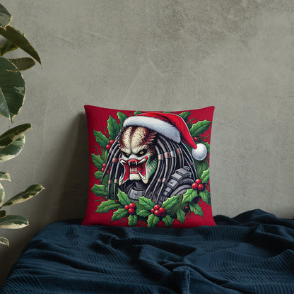 Predator Christmas Throw Pillow