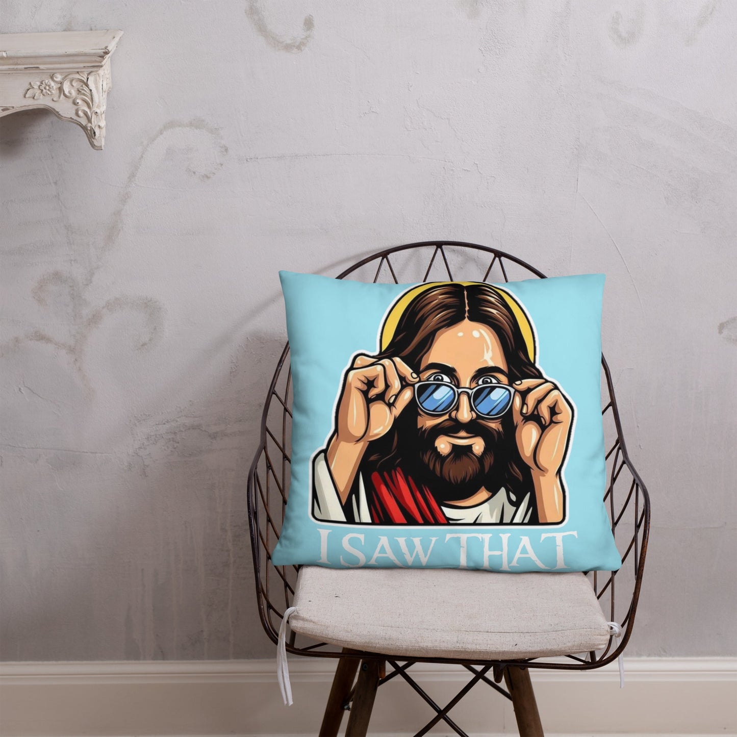 Jesus Throw Pillow