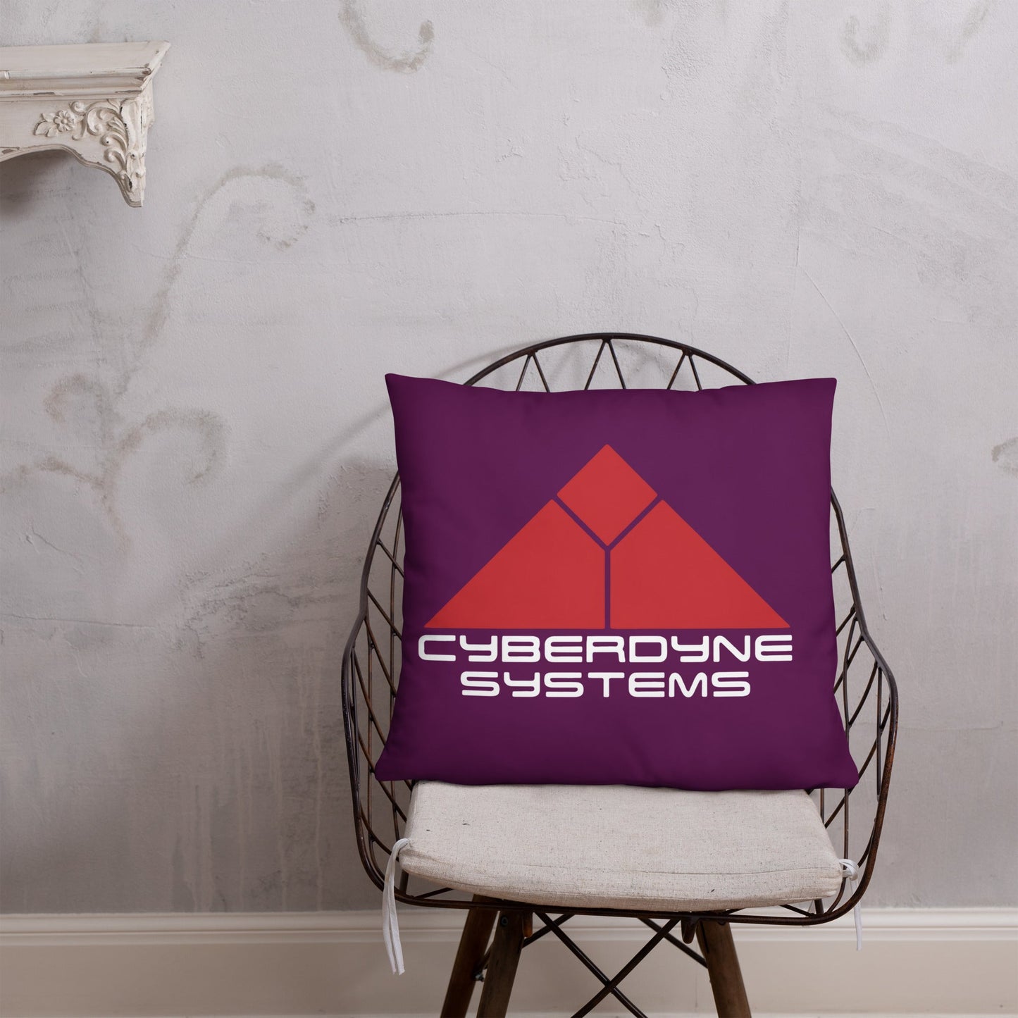 The Terminator Cyberdyne Systems Throw Pillow