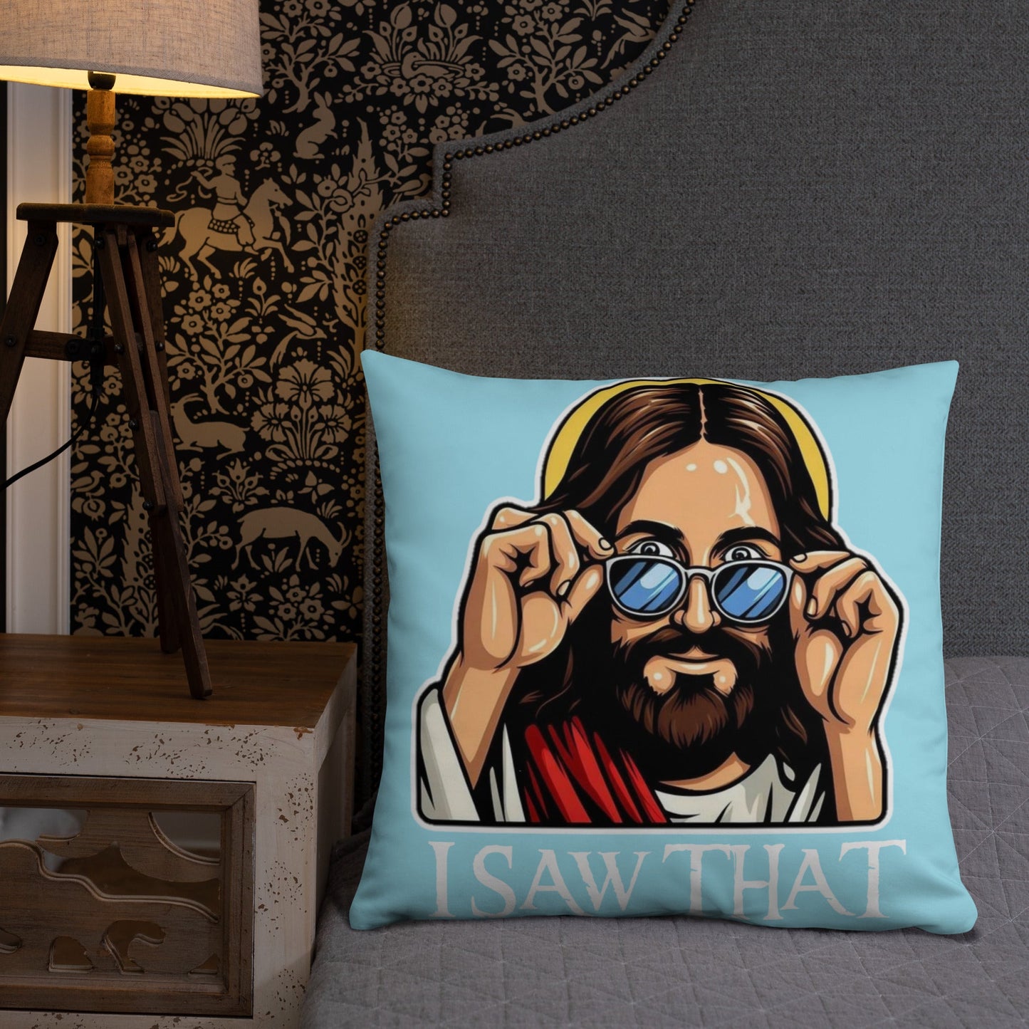 Jesus Throw Pillow