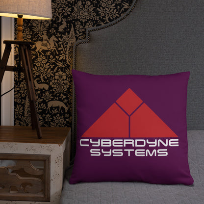 The Terminator Cyberdyne Systems Throw Pillow