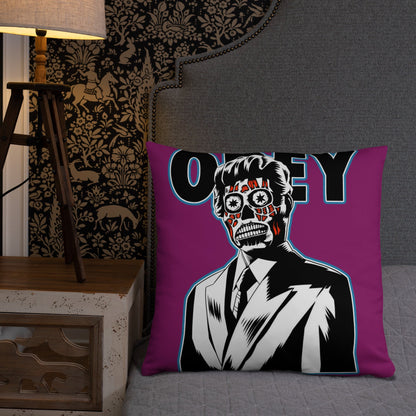 They Live OBEY Throw Pillow