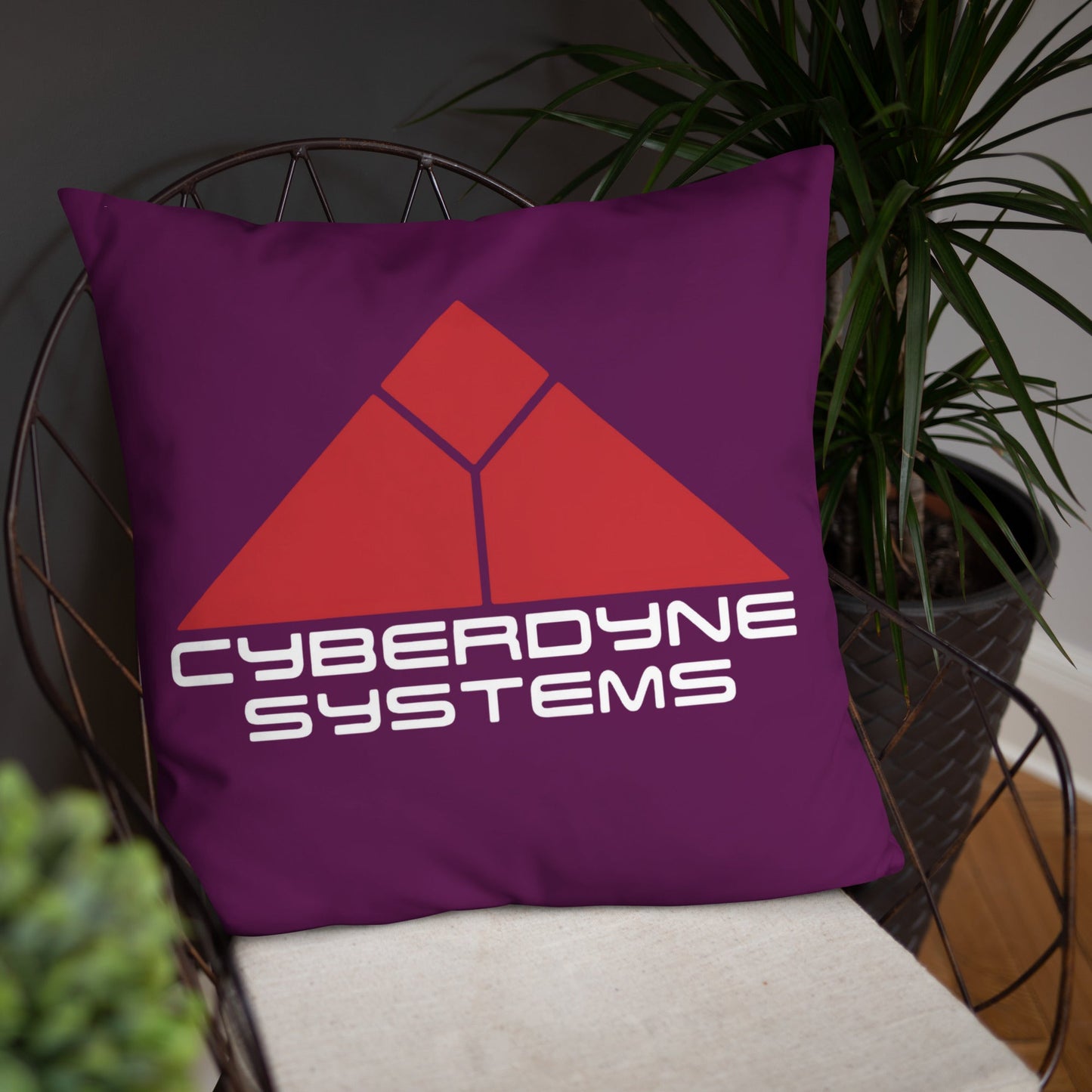 The Terminator Cyberdyne Systems Throw Pillow