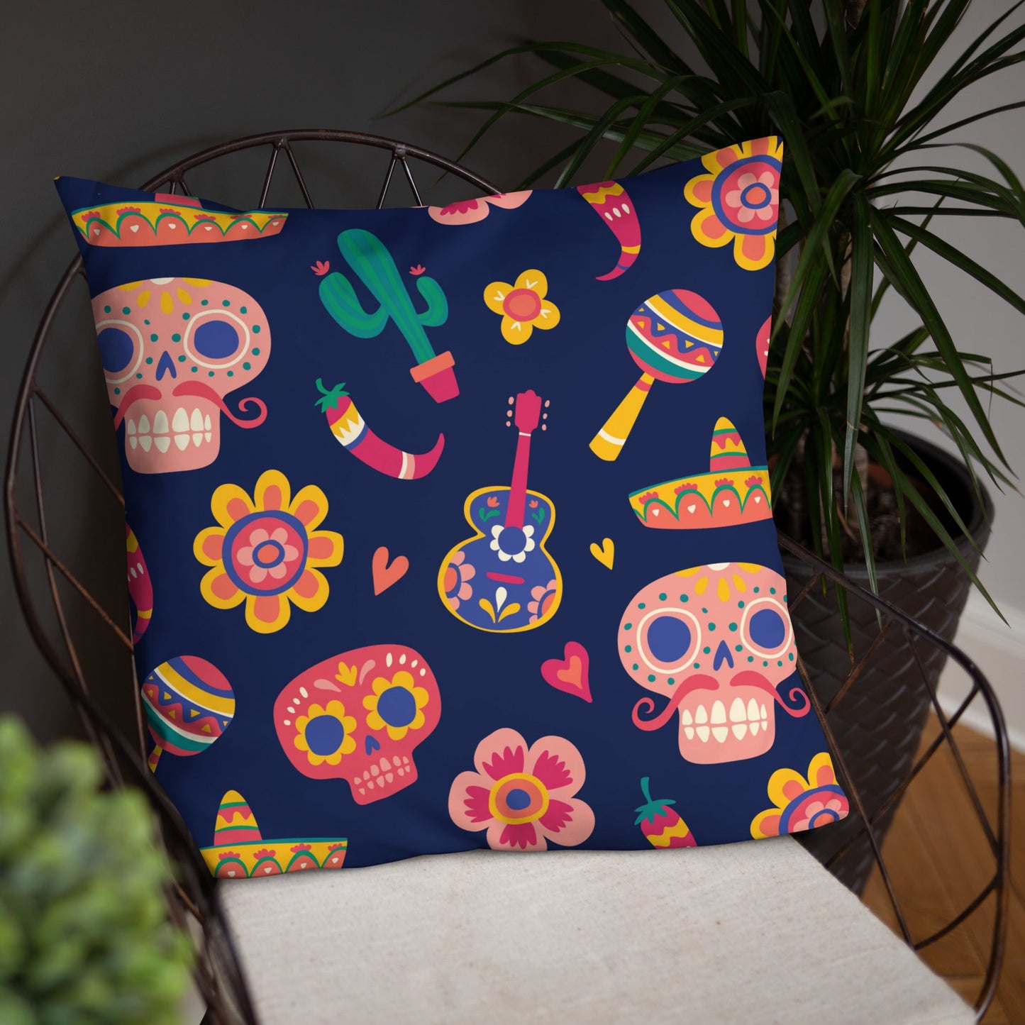 Day of the Dead Throw Pillow
