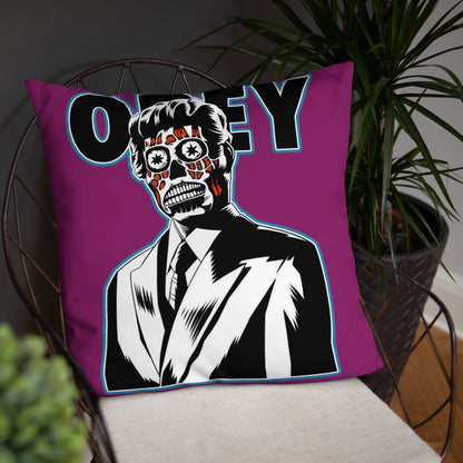 They Live OBEY Throw Pillow