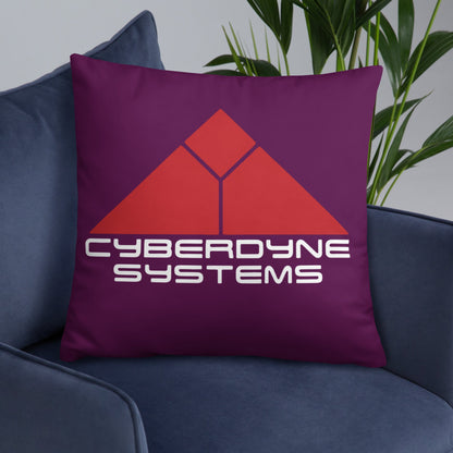 The Terminator Cyberdyne Systems Throw Pillow