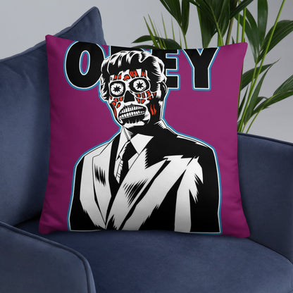 They Live OBEY Throw Pillow