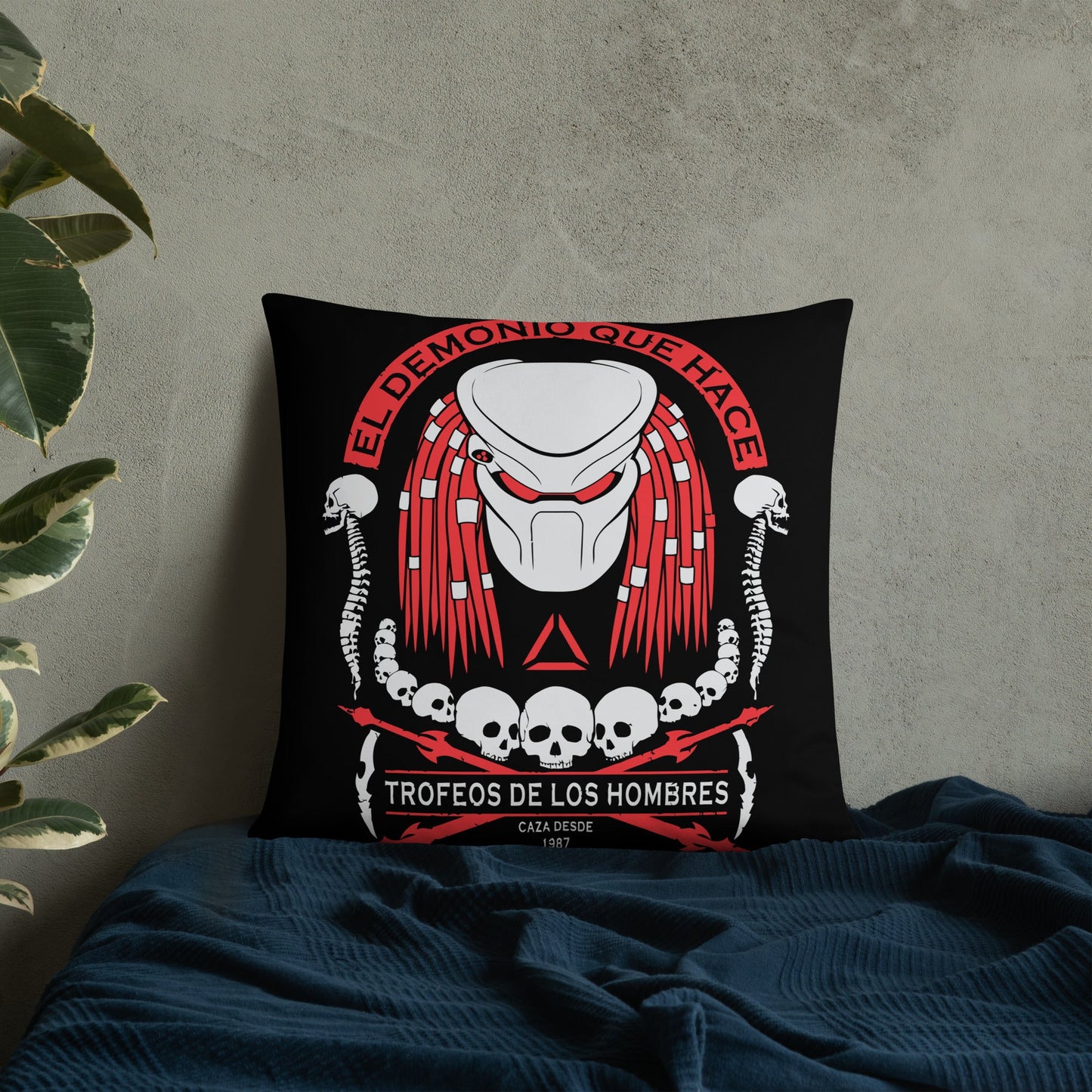 Predator 1987 Throw Pillow