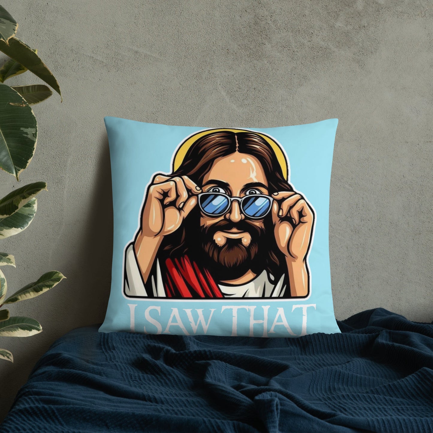 Jesus Throw Pillow