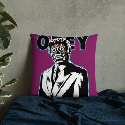 They Live OBEY Throw Pillow