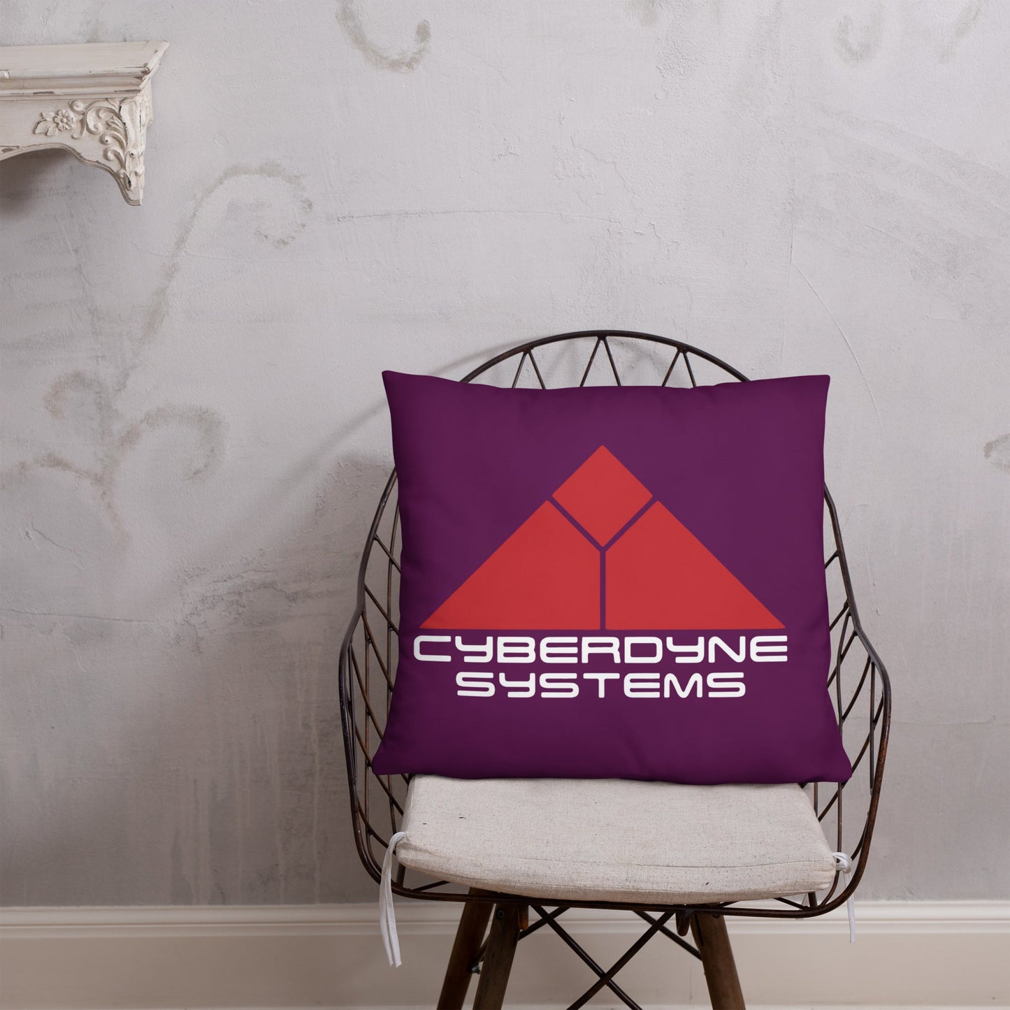 The Terminator Cyberdyne Systems Throw Pillow