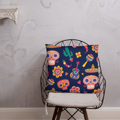 Day of the Dead Throw Pillow